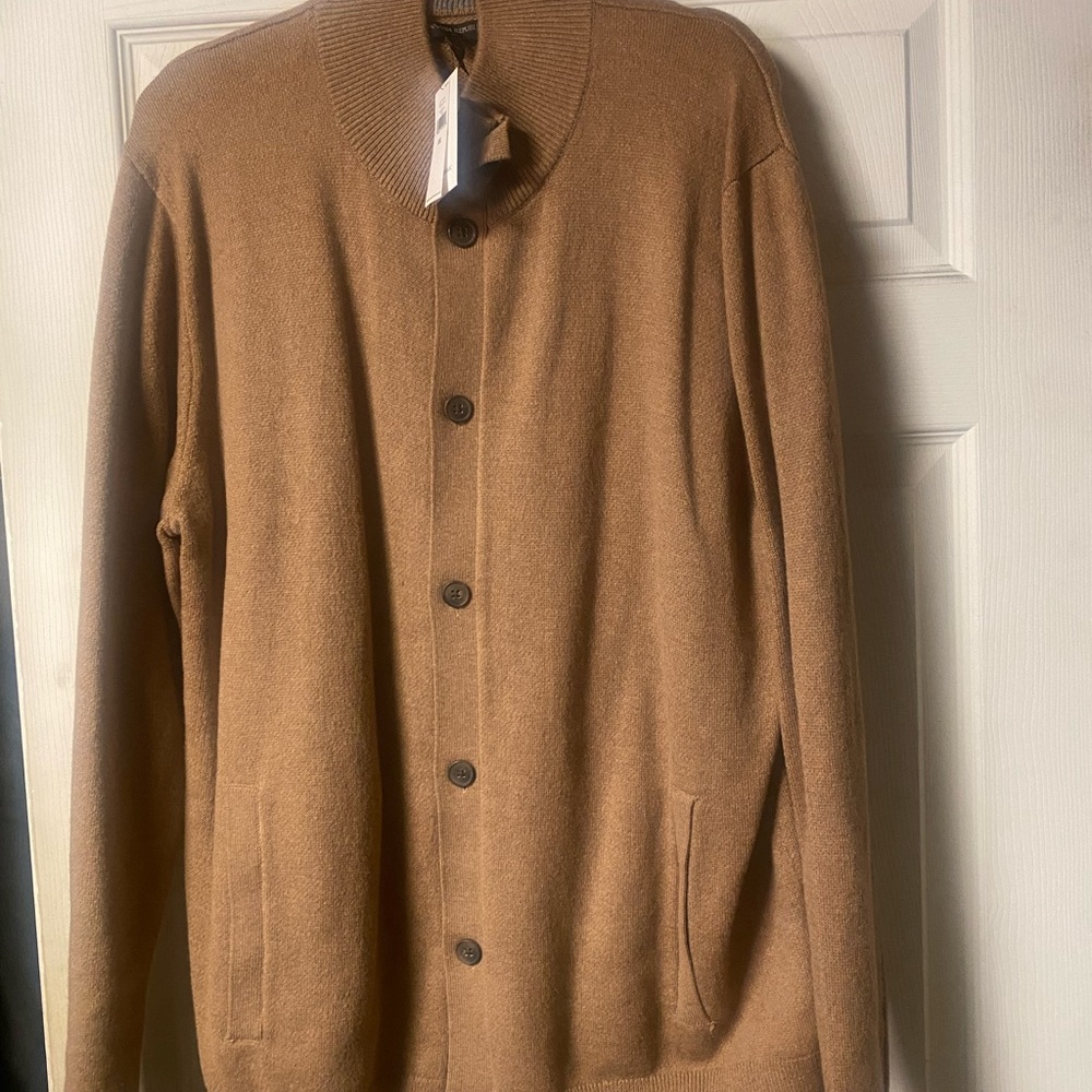 Banana Republic Men's Camel Cardigan